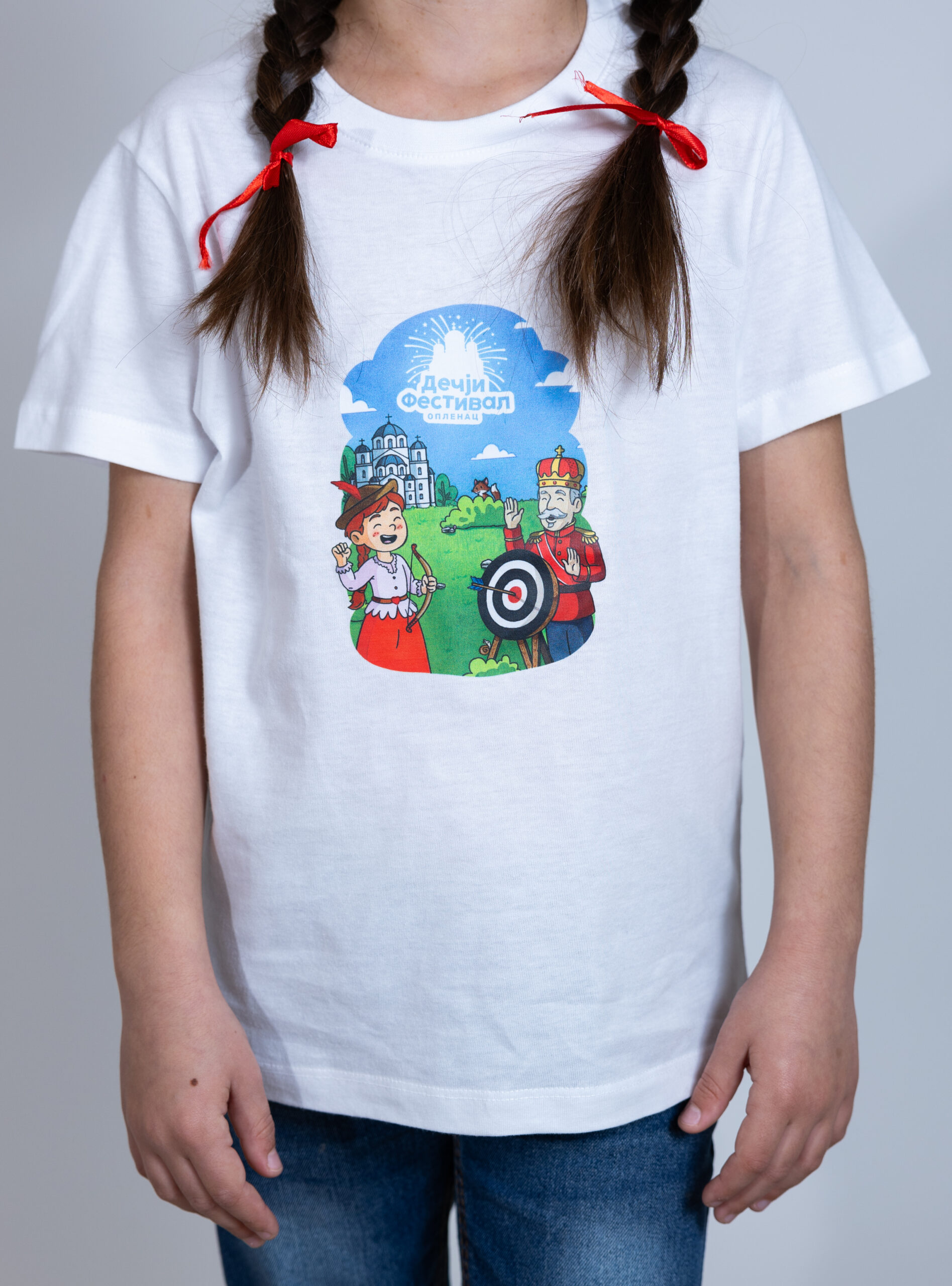 Devojčica na Dečjem festivalu Oplenac - dečja majica