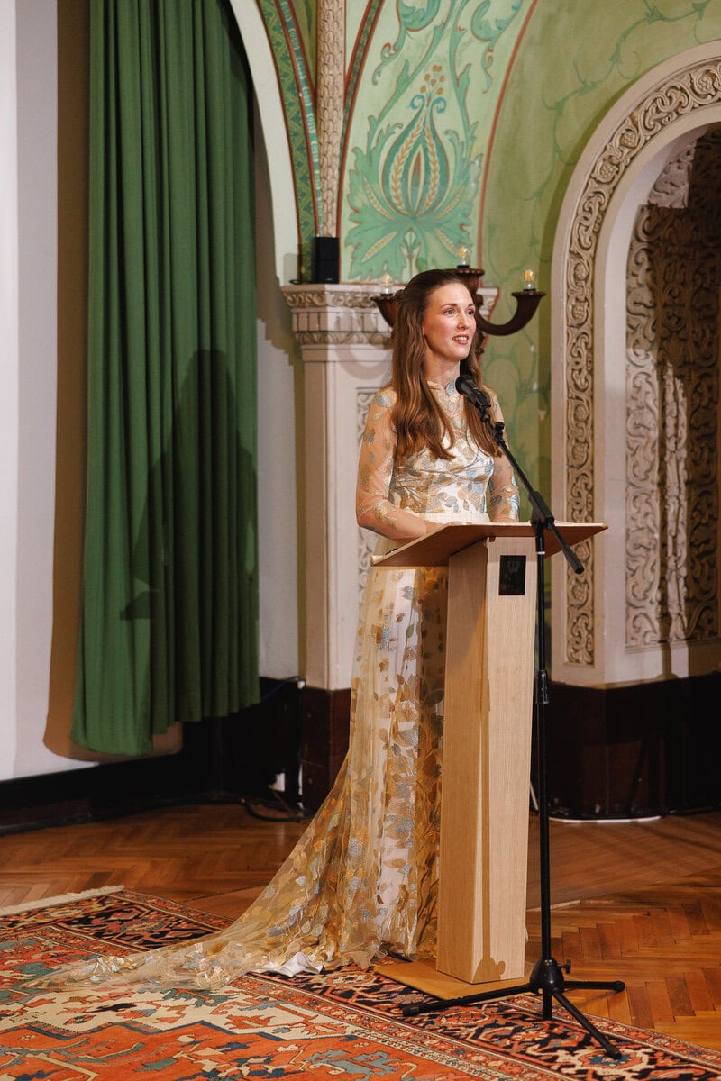 Princeza Ljubica se obraća prisutnima