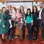 Princ Mihailo i prinecza LJubica sa ćerkama princezom Natalijom i princezom Isidorom Krađorđević i kordinatorima Dečjeg festivala